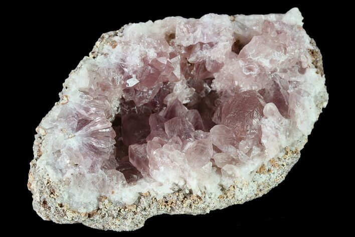 Pink Amethyst Geode Section - Argentina #134767
